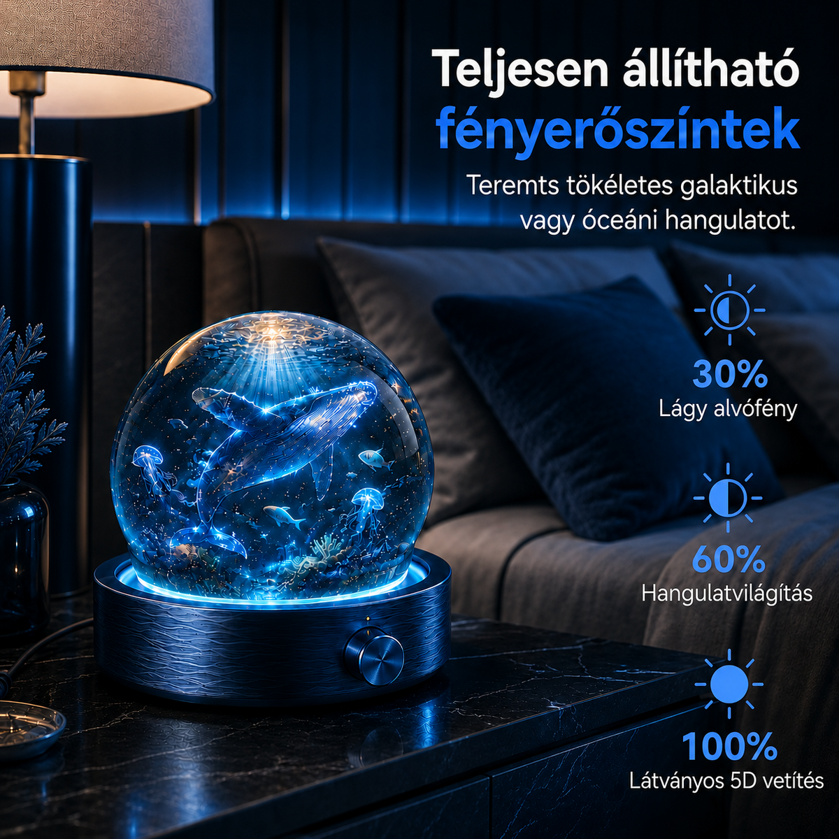 🌎ZBFBKSB® 2026 PRO MAX 5D intelligens világprojektor 🌎 Több mint 100 magával ragadó világ létrehozása Bluetooth vezérléssel és hangeffektekkel