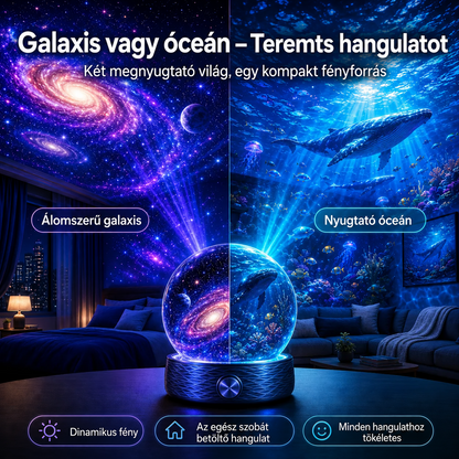 🌎ZBFBKSB® 2026 PRO MAX 5D intelligens világprojektor 🌎 Több mint 100 magával ragadó világ létrehozása Bluetooth vezérléssel és hangeffektekkel