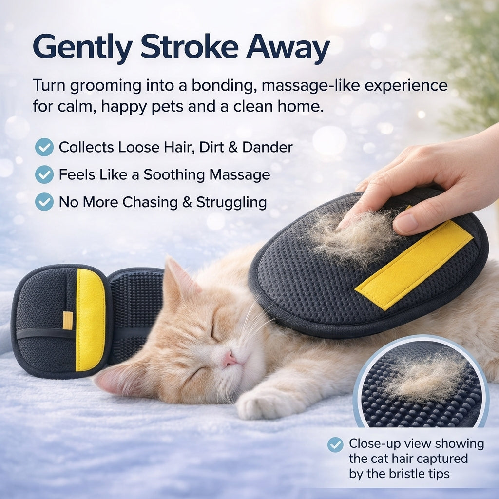 Pet Hair Remover Glove - Buy 1 Get 1 Free