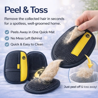 Pet Hair Remover Glove - Buy 1 Get 1 Free