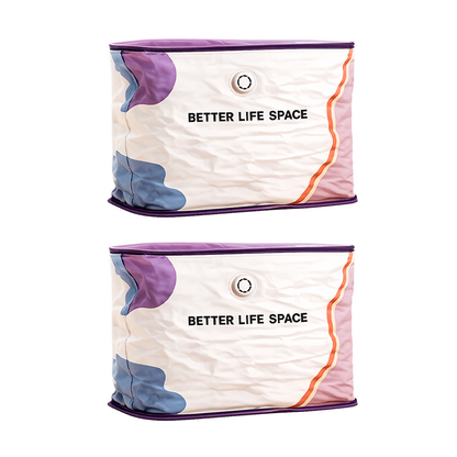 🥳2026 HOT SALE🥳💞 50% OFF! No‑Pump Vacuum Storage Bags – Press & seal, no pump needed. Saves 80% space, keeps clothes dry & dust‑free. Perfect for bulky bedding & off‑season gear. 🛏️🗄️